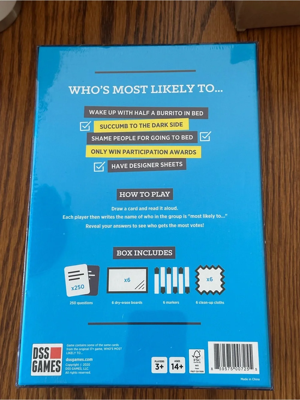 Who's Most Likely To... Voting Edition Party Game - Unopened NWT